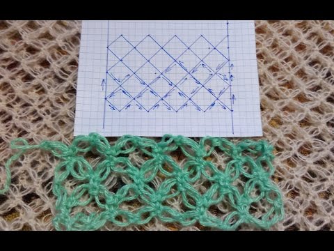 Видео: Палантин-шаль. Подробный урок со схемой. Соломонов узел.