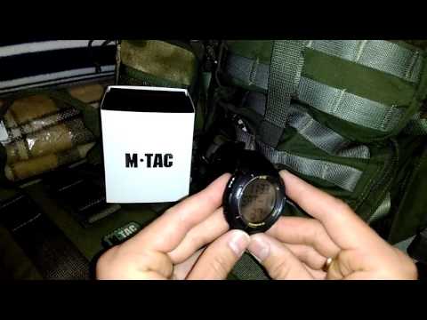Видео: M-TAC  часы тактические с шагомером
