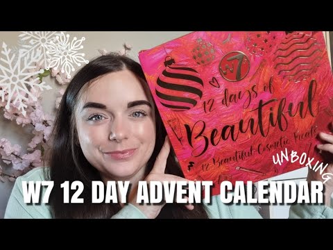 Видео: W7 12-дневный адвент-календарь. Распаковка | Адвент-календарь до 15 фунтов стерлингов
