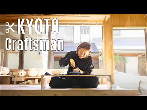 Видео: Впервые в мире: японская мастерица режет глину ножницами — невероятная керамика из Киото