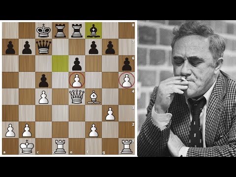 Видео: Ефим Геллер "душит" защиту Каро-Канн! Шахматы.