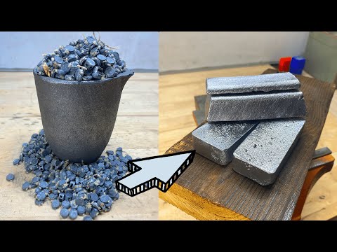 Видео: Сколько можно заработать на переплавке свинца. Плавка свинцовых пломб.