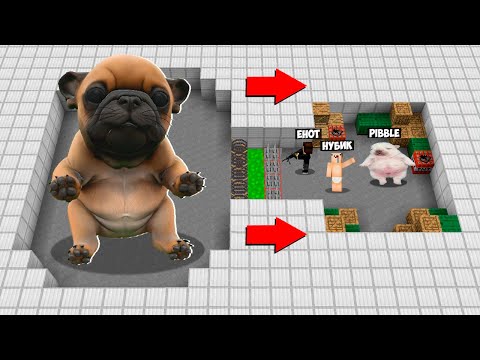 Видео: АРМИЯ 1000 ПИБЛ ПРОТИВ НУБА И ПРО В МАЙНКРАФТ! БИТВА PIBBLE MINECRAFT