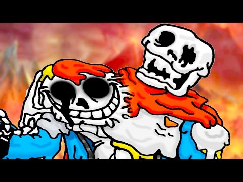 Видео: САНС + ПАПАЙРУС = ЖУТКОЕ НЕЧТО! || UNDERTALE: Sixbones Battle