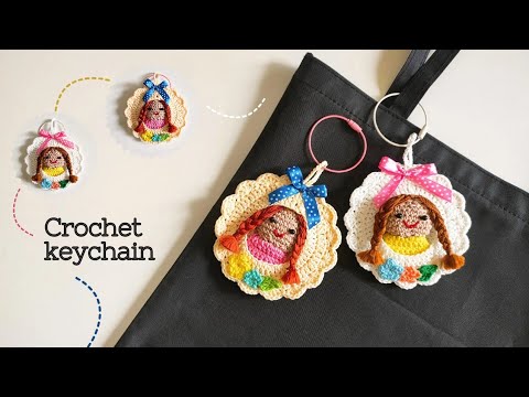 Видео: Брелоки крючком | принцесса вешалка (субтитры)
