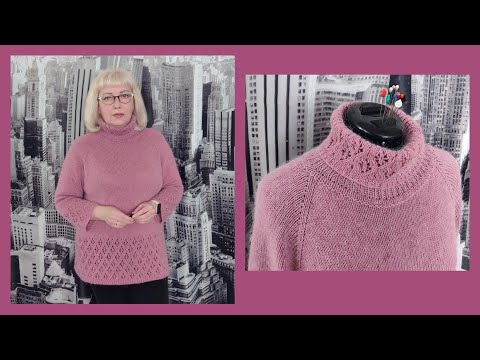 Видео: Свитер «Брусника».Как вязала.Подробное описание. Wool Sea Bunny.