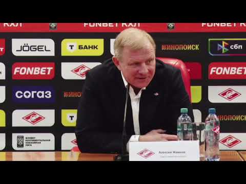 Видео: Спартак - Северсталь. ЖАМНОВ: "сегодня не в хоккейчик". КОЗЫРЕВ. Пресс-конференция главных тренеров