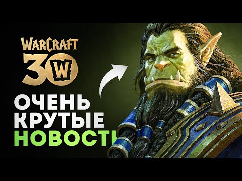 Видео: БОЛЬШОЙ АНОНС от Blizzard в честь 30-летия Warcraft!