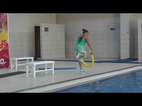 Видео: Аквааэробика, Смаль aero noodl, aqua fitness