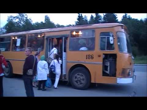 Видео: Тобольск. Автобус ЛиАЗ 677. (Tobolsk, the Bus Liaz 677).
