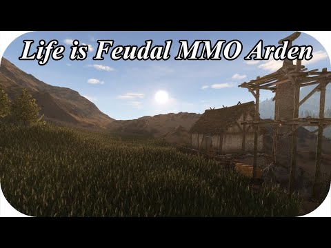 Видео: Строю поселение кузнеца в горах! |LIfe is feudal: MMO Arden #4