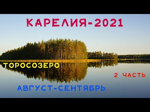Видео: Карелия - 2021. Торосозеро. Август-сентябрь. Ч-2.