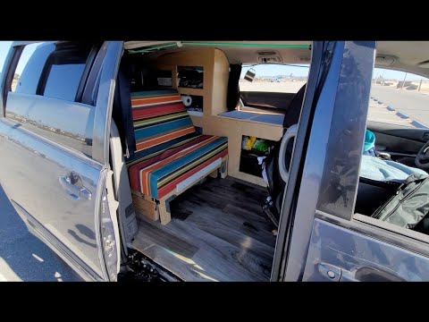 Видео: Лучший минивэн и кемпер-вэн для путешествий за городом! Toyota Sienna с увеличенным объёмом кузов...