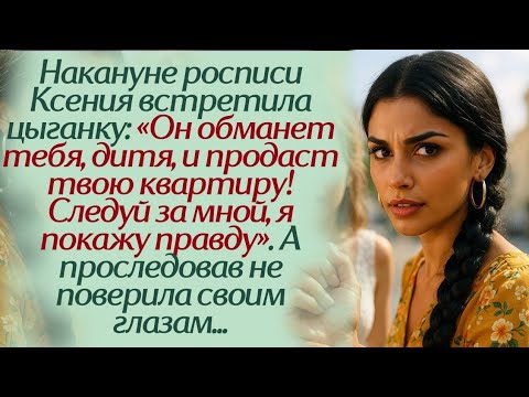 Видео: Накануне росписи Ксения встретила цыганку: «Он обманет тебя, дитя, и продаст твою квартиру! Следуй..