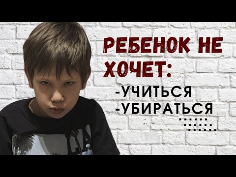 Видео: Ребенок не хочет учиться, убирать игрушки?