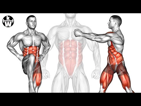 Видео: Упражнения на пресс стоя — самый безопасный и быстрый способ накачать пресс.