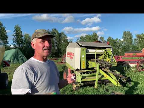 Видео: Первые 520 рулонов на прессе Krone - сравниваем c Rollant 250