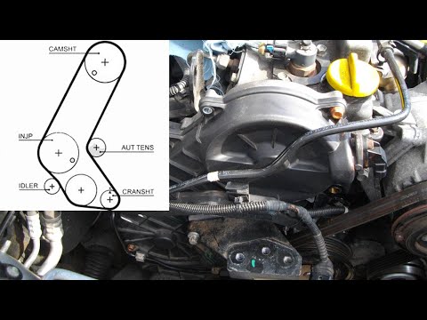 Видео: Замена ремня ГРМ | Opel Astra H 1.7cdti