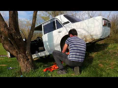 Видео: Что делать если застрял на рыбалке. Тест 2106 на бездорожье. Контейнер холодильник в машине.