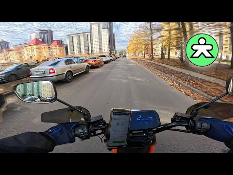 Видео: Купер доставка на электроскутере U2