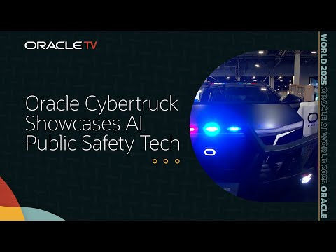 Видео: Oracle Tesla Cybertruck: демонстрация системы общественной безопасности нового поколения с искусс...