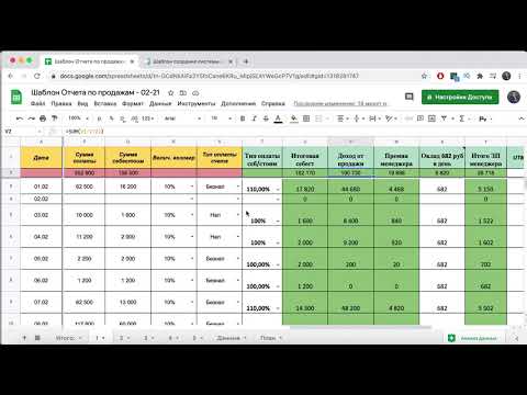 Видео: Шаблон отчета и наглядная мотивация менеджеров по продажам