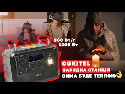 Видео: OUKITEL P1201 - ІДЕАЛЬНЕ рішення від БЛЕКАУТУ. Зарядна станція на 1.2 кВт.