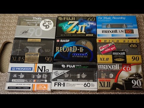 Видео: Кассеты из коллекции дядюшки Скруджа. Maxell, Pioneer, That's, Panasonic, Fuji и др.