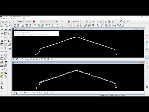 Видео: Снижение шума данных лазерного сканирования с БПЛА / UAV LIDAR data - noise reduction