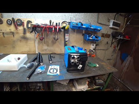 Видео: Установка китайской дизельной автономки. Утепление гаража, часть 1.