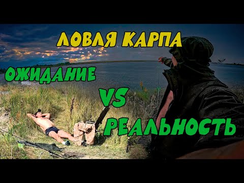 Видео: ЛОВЛЯ КАРПА ОЖИДАНИЕ vs РЕАЛЬНОСТЬ