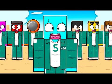 Видео: 100 ИГРОКОВ в ROUND 6 в Minecraft!