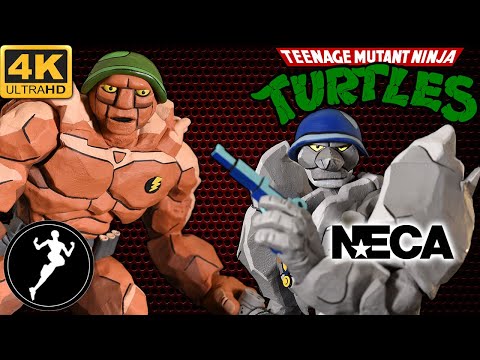 Видео: Обзор фигурки Черепашки Ниндзя/TMNT(Neca). Трааг и Гранитор