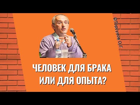 Видео: Человек для брака или для опыта? Торсунов лекции