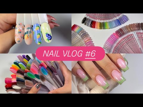 Видео: NAIL VLOG #6/ Огляд палітри / робоче місце/ Дизайни
