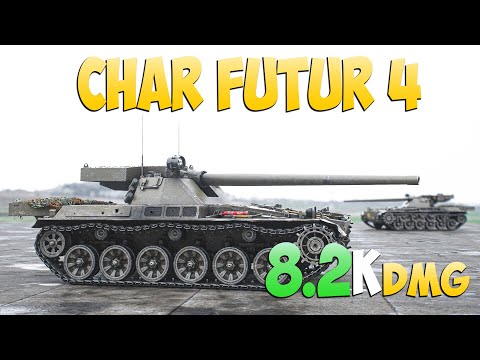 Видео: Char Futur 4 - 5 Фрагов 8.2K Урона - Ненасытный! - Мир Танков