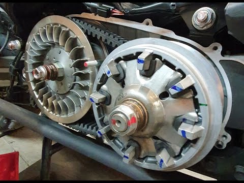 Видео: SYM TL 500 наизнанку. Часть 2. Вариатор. CVT.