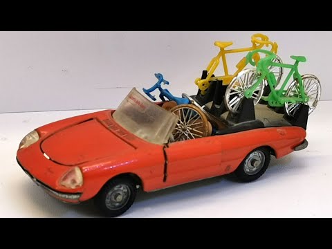 Видео: Реставрация Alfa Duetto Giro d 'Italia Mebetoys 1970 № A65. Литая модель.