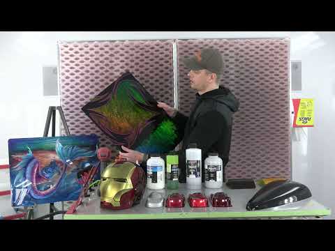 Видео: Краски кэнди - в чем особенность, как применять, как разбавлять. candy2o краски на водной основе