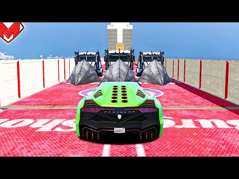 Видео: СТЕНКА НА СТЕНКУ НА БОЛЬШОМ СПУСКЕ В ГТА 5! ГОНКИ В GTA 5 ONLINE