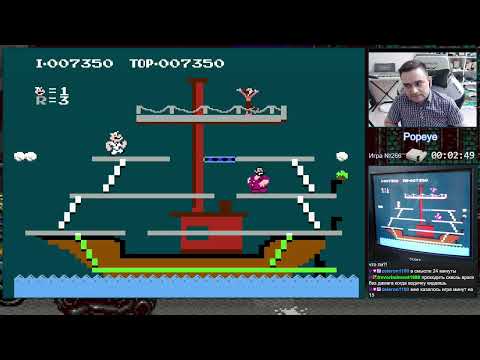 Видео: Popeye NES Longplay Прохождение