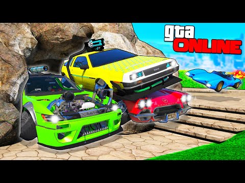 Видео: БИТВА АВТОУГОНЩИКОВ В ГТА 5 ОНЛАЙН! НАШЕЛ И УГНАЛ ЛЕТАЮЩИЕ ЧИТ ТАЧКИ! БИТВА ВОРОВ GTA 5