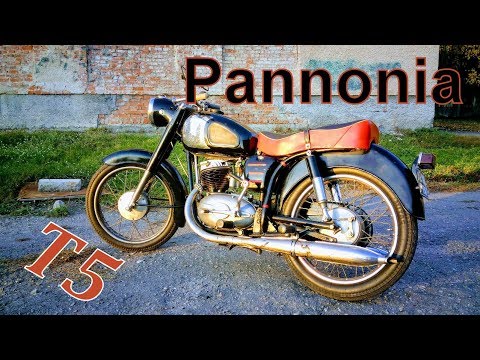 Видео: Мотоцикл "по-классике" Pannonia Т5