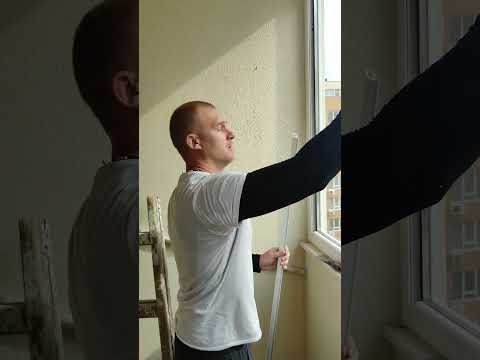 Видео: Обръщане на прозорци отвън.Спестяване на пари от вишка