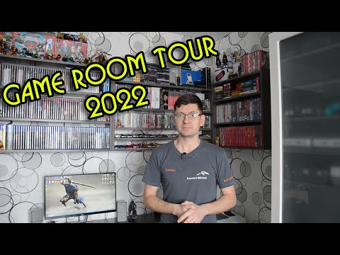 Видео: Обзор моей ретро-игровой комнаты 2022 (Game Room Tour 2022)
