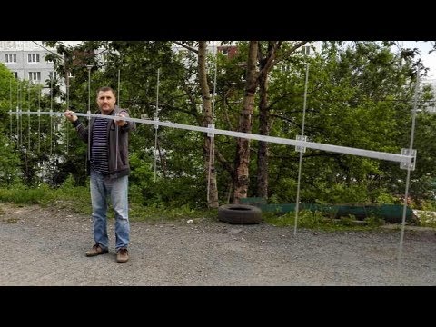 Видео: Строим антенну Уда-Яги 13 эл. 8 мм, Yagi antenna, часть 1 RA0LKG