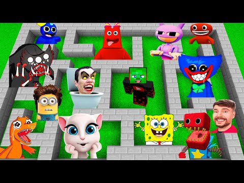 Видео: БЕСКОНЕЧНЫЙ ЛАБИРИНТ в МАЙНКРАФТ ЗОМБАК