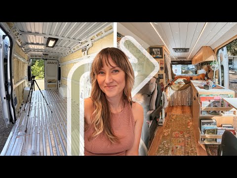 Видео: Превращение рабочего фургона в мобильный дом: от начала до конца | Самостоятельная сборка без под...