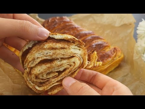 Видео: ПОЧЕМУ🤔Я раньше так НЕ делала?! В каждом миллиметре  корица! Слоёный хлеб с корицей.