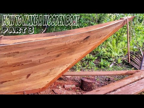 Видео: ИЗГОТОВЛЕНИЕ ДЕРЕВЯННОЙ ЛОДКИ # 3